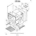 Whirlpool SF3300EKW0 oven diagram