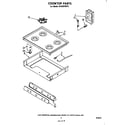 Whirlpool SF333PSKT0 cook top diagram