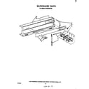 Whirlpool SF333PSPT0 backguard diagram