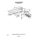 Whirlpool SF313PSPT0 backguard diagram