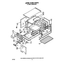 Whirlpool SE950PEPW0 upper oven diagram