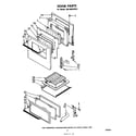 Whirlpool SB1000SKN0 door parts diagram
