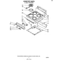Whirlpool RF0100XKW1 cooktop diagram