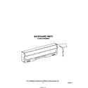 Whirlpool SF302BSKN0 backguard diagram