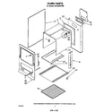 Whirlpool SF0105SPW0 oven diagram