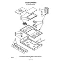 Whirlpool SF514ESPW0 cook top diagram