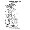 Whirlpool ET16XK1MWR4 compartment separator diagram