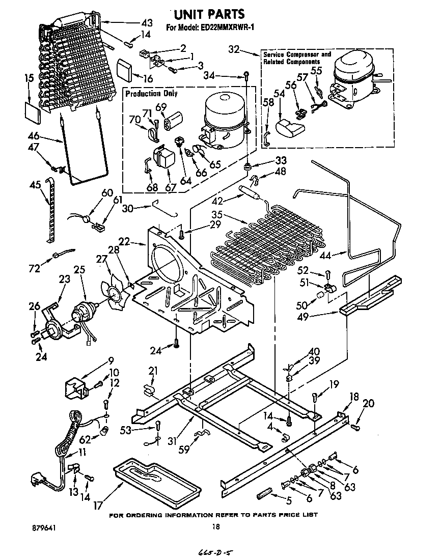 Whirlpool ED22MMXRWR1 unit diagram
