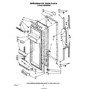 Whirlpool ED25PMXRWR0 refrigerator door diagram