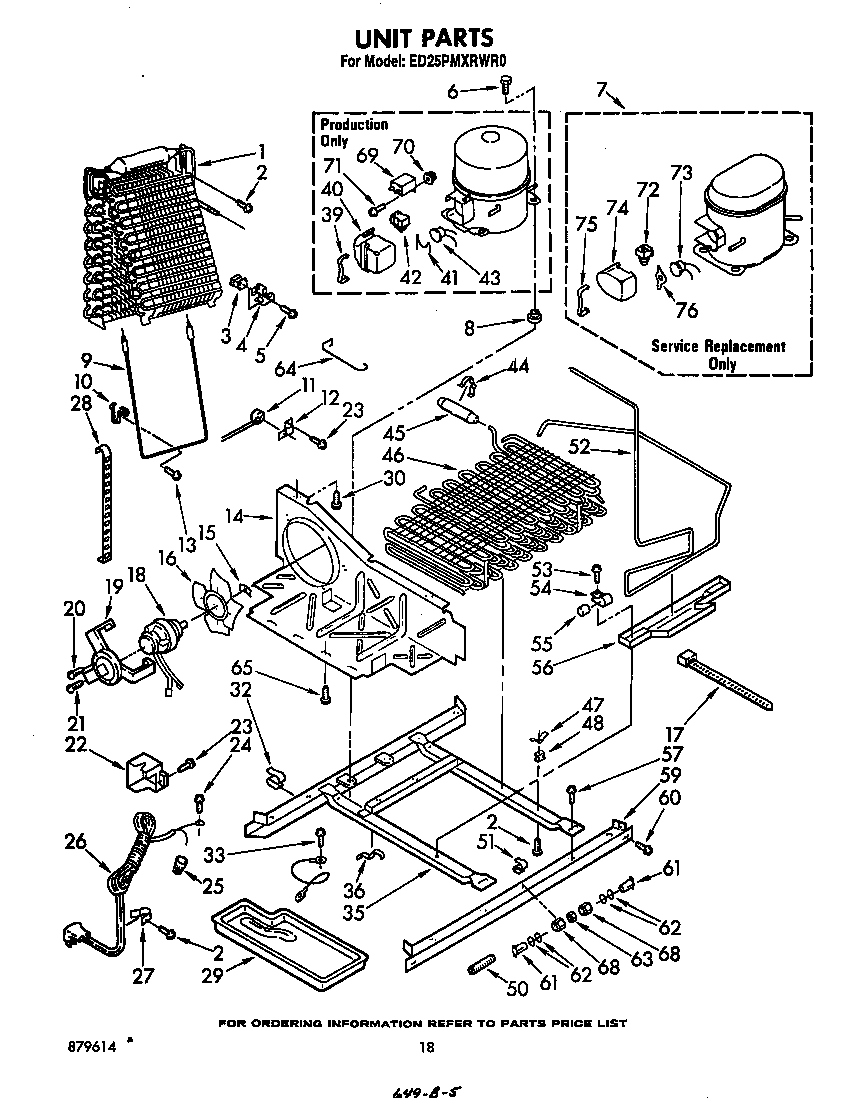 Whirlpool ED25PMXRWR0 unit diagram