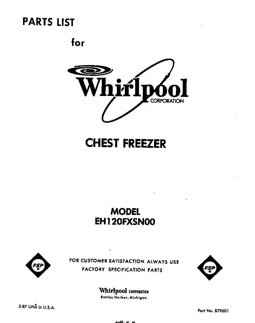 Whirlpool EH120FXSN00 null diagram