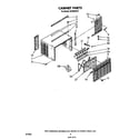 Whirlpool AC0052XT0 cabinet parts diagram