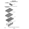Whirlpool EL13SCRSW00 shelf diagram