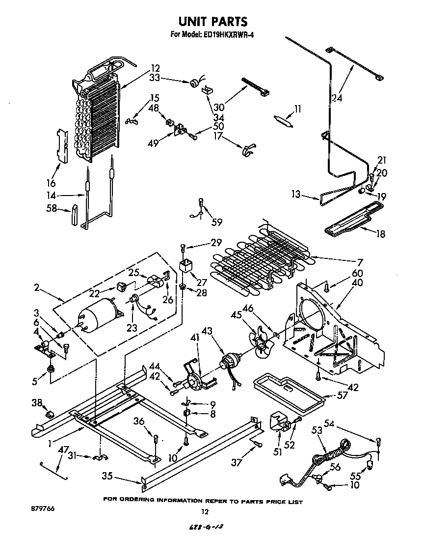 Whirlpool ED19HKXRWR4 unit diagram