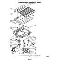 Whirlpool ET16EK1PWR3 compartment separator diagram