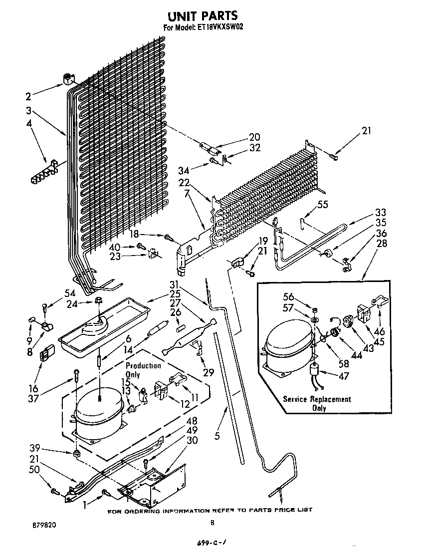 Whirlpool ET18VKXSW02 unit diagram