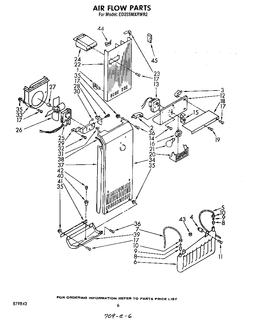 Whirlpool ED25SMXRWR2 airflow diagram