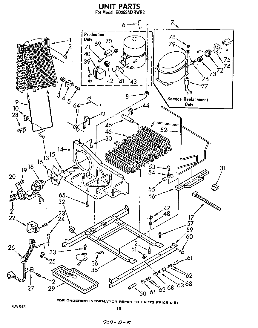 Whirlpool ED25SMXRWR2 unit diagram