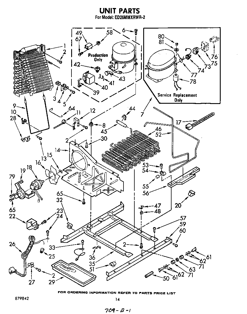 Whirlpool ED26MMXRWR2 unit diagram