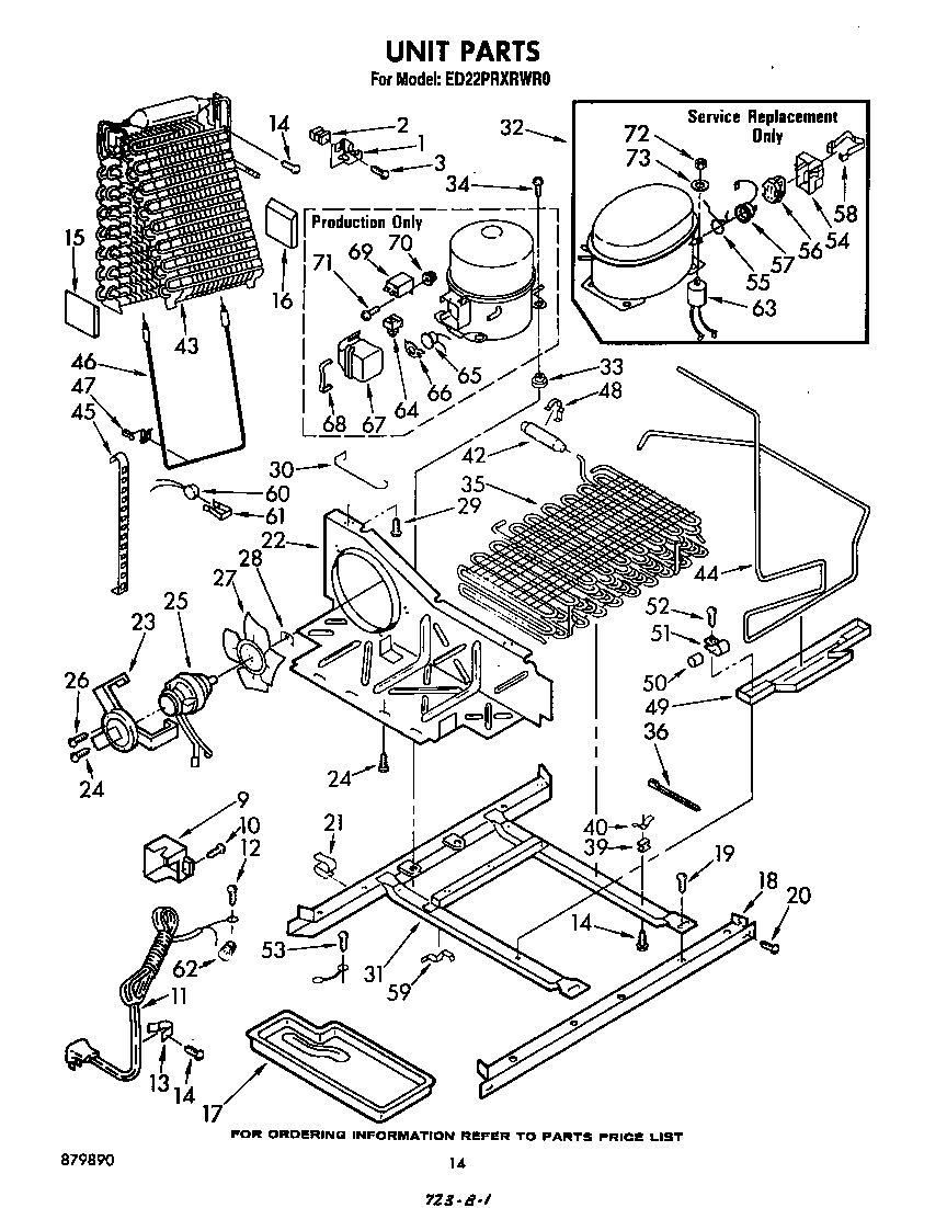Whirlpool ED22PRXRWR0 unit diagram