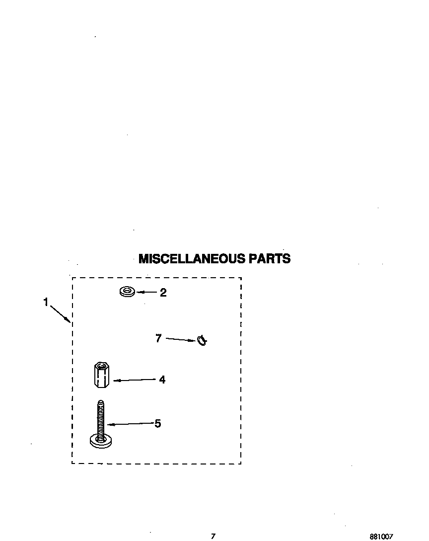 Roper RAB4132AW0 miscellaneous diagram