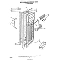 Roper 8624*1B refrigerator door diagram