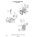 Roper 8624*1B ice door and water tank diagram