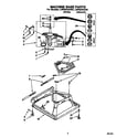 Whirlpool LSP8245AW0 machine base diagram
