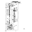 Whirlpool LSP8245AW0 gearcase diagram