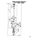 Whirlpool LSV9355AW0 brake and drive tube diagram