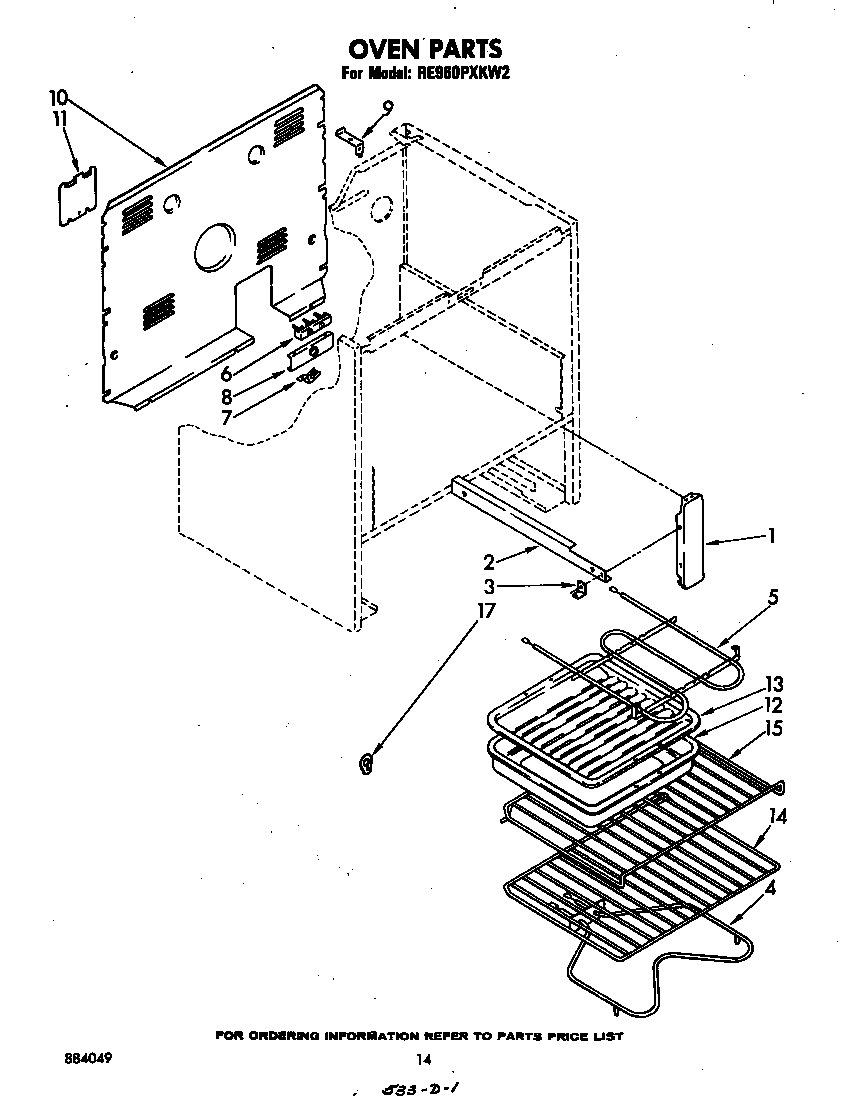 Whirlpool RE960PXKW2 oven (continued) diagram