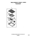 Whirlpool RS576PXP0 grill module kit diagram