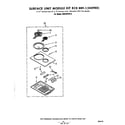 Whirlpool RS576PXP0 surface unit module diagram