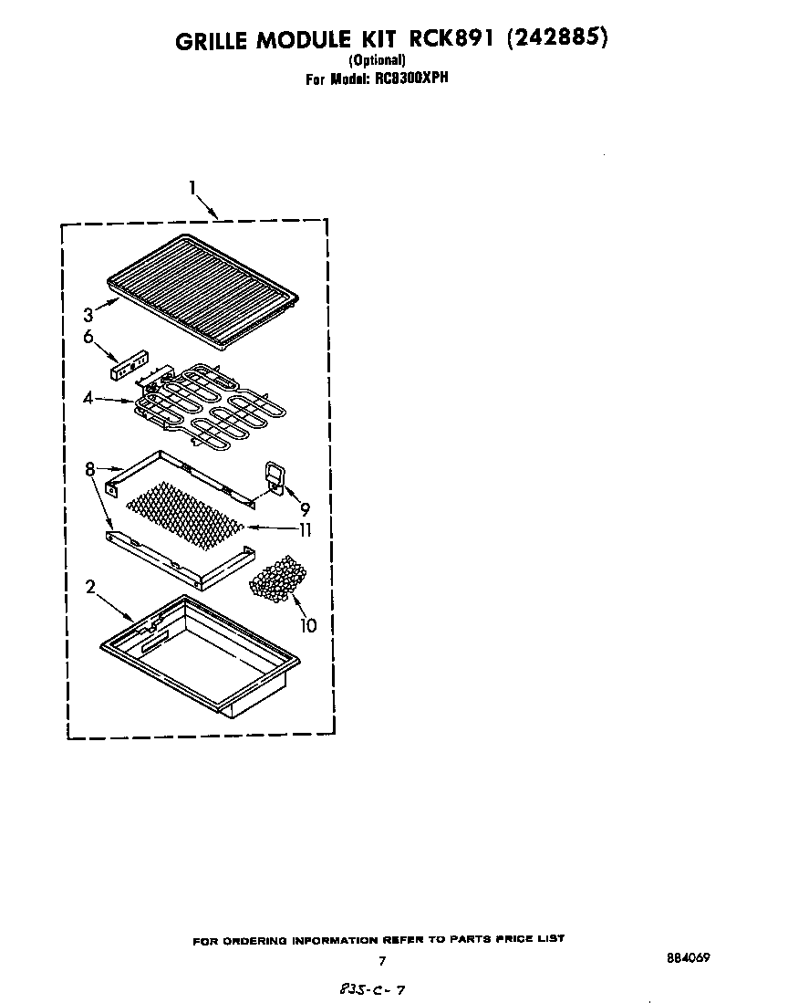 Whirlpool RC8300XPH ^rck891 diagram