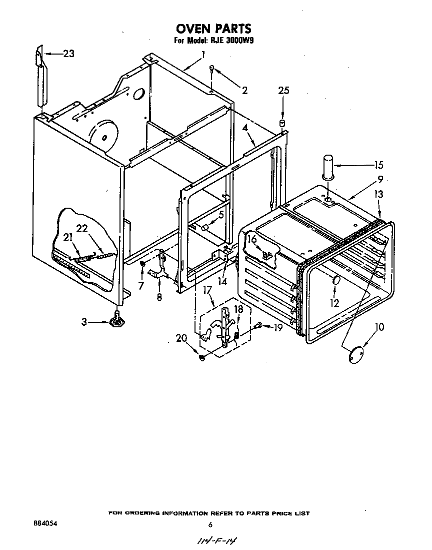 Whirlpool RJE3000W9 literature and optional diagram