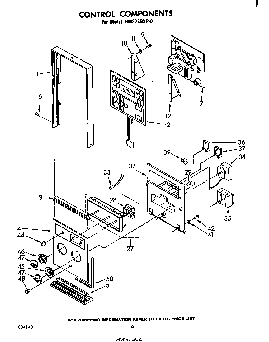 Whirlpool RM278PXP0 control diagram