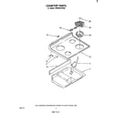 Whirlpool RM955PXPW0 cooktop diagram