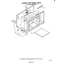 Whirlpool RM955PXPW0 cabinet and hinge diagram