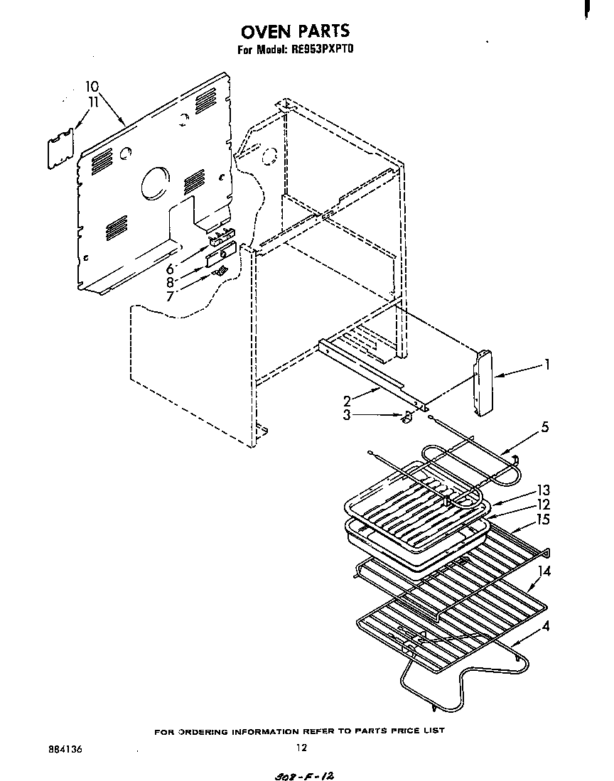Whirlpool RE953PXPT0 oven (continued) diagram