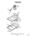 Whirlpool RS630PXK2 cooktop diagram