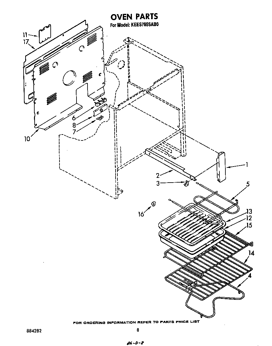 KitchenAid KEES705SWB0 oven (continued) diagram