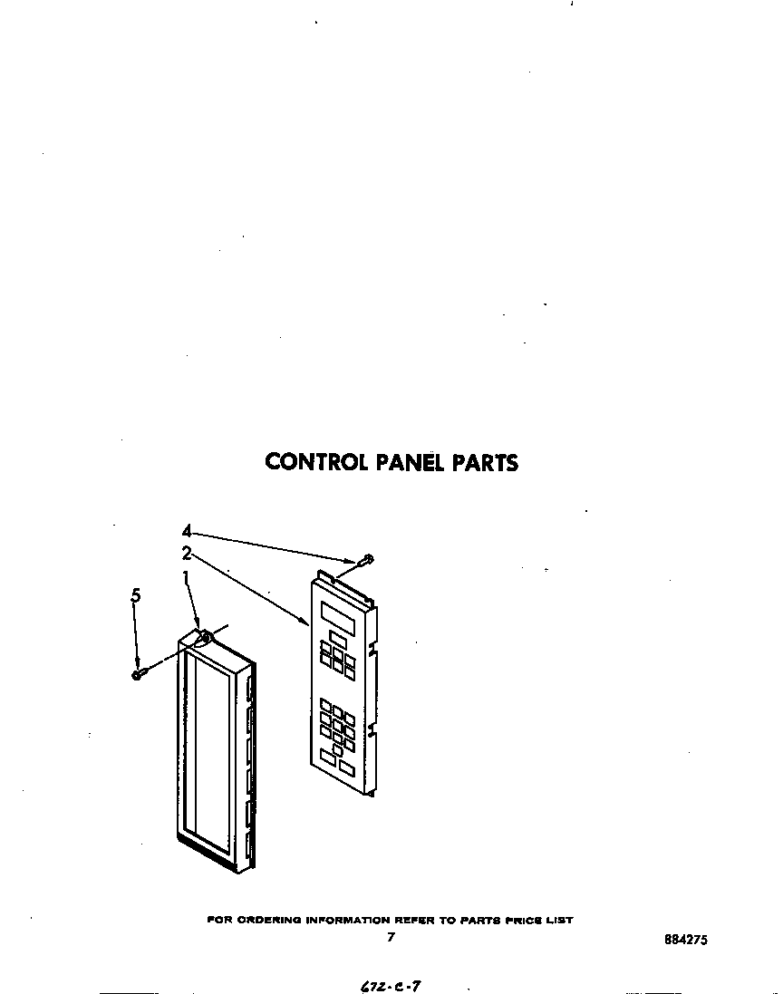 Whirlpool MW8600XS2 control panel diagram