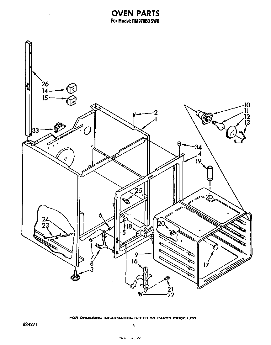 Whirlpool RM978BXSN0 oven diagram