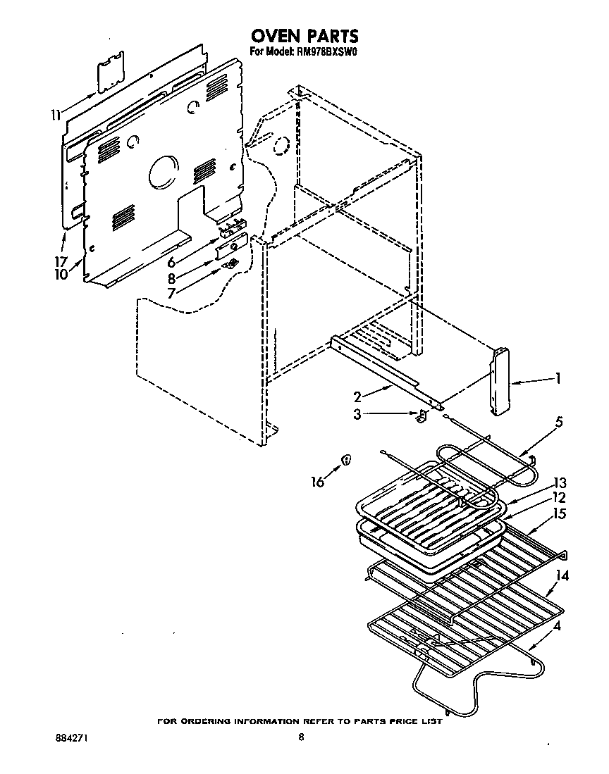 Whirlpool RM978BXSN0 oven (continued) diagram