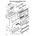 KitchenAid KEES702SWB1 upper chassis and component diagram
