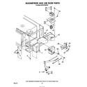 KitchenAid KEES702SWB1 magnetron and air flow diagram