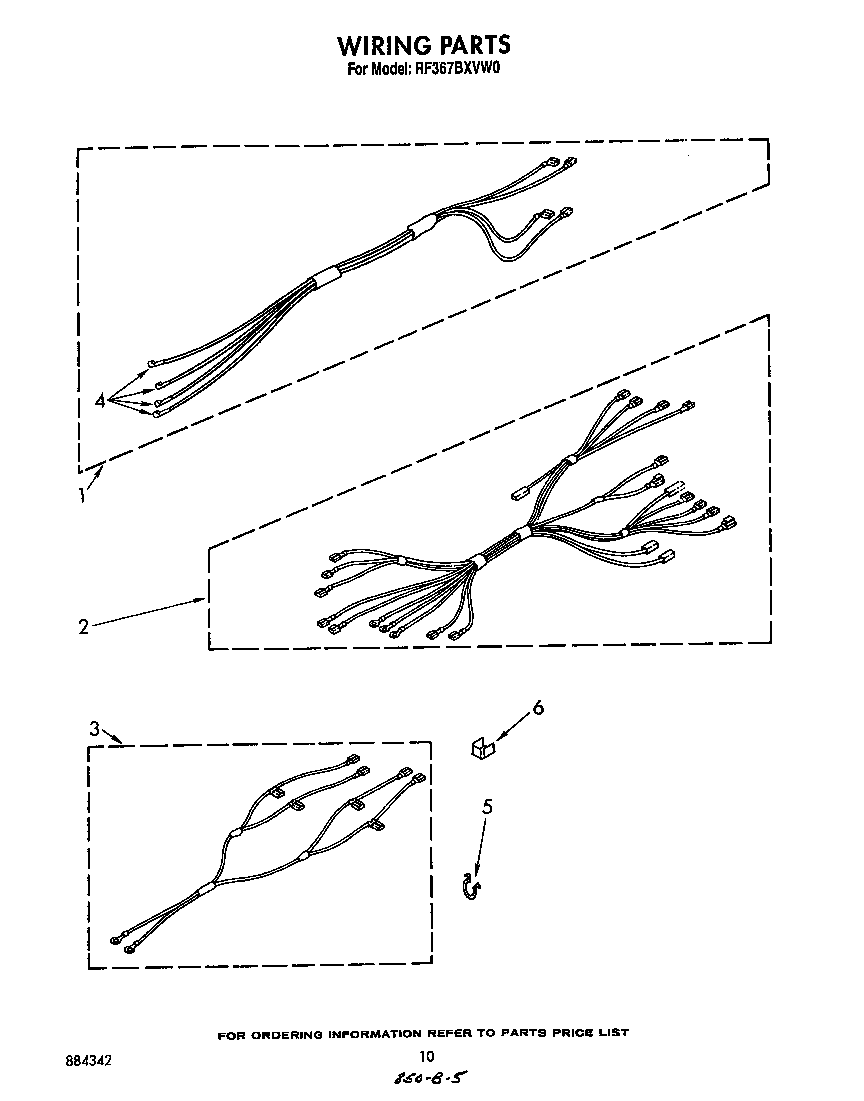Whirlpool RF367BXVW0 wiring diagram