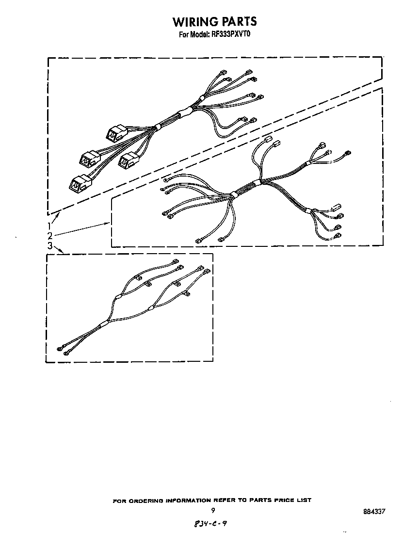 Whirlpool RF333PXVT0 wiring diagram