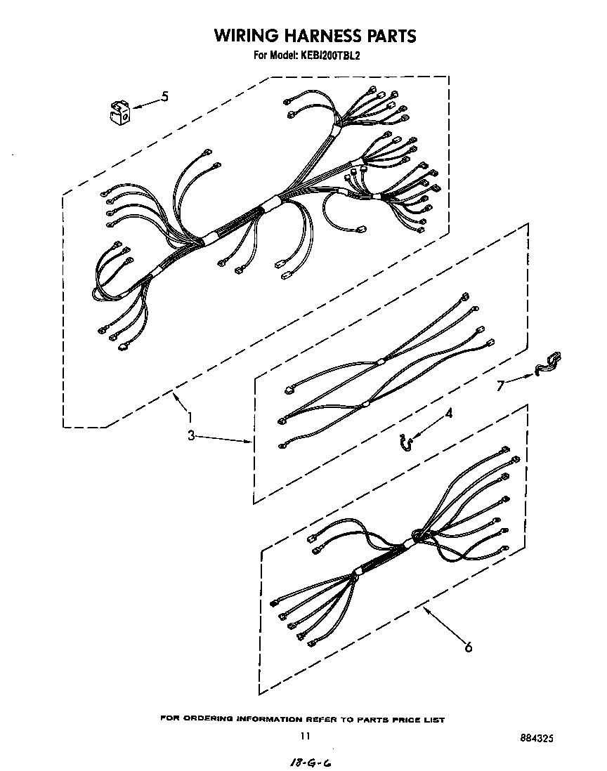 KitchenAid KEBI200TBL2 wiring harness diagram