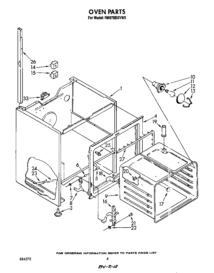 Whirlpool RM978BXVW0 oven diagram